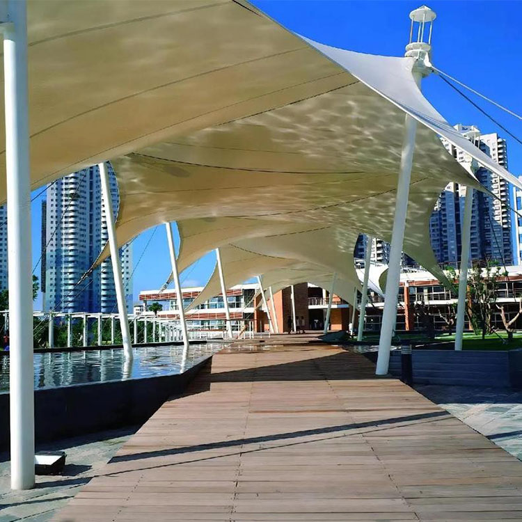 融水膜结构景观棚