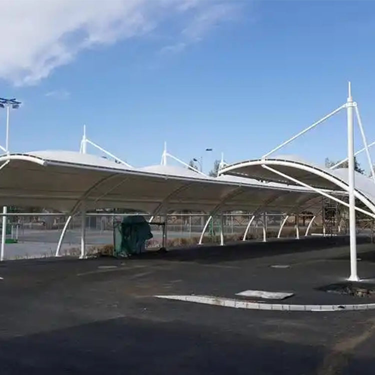 融水膜结构电动车棚