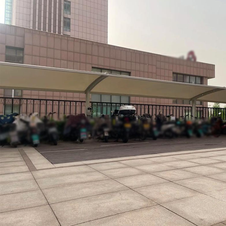 融水膜结构电动车棚